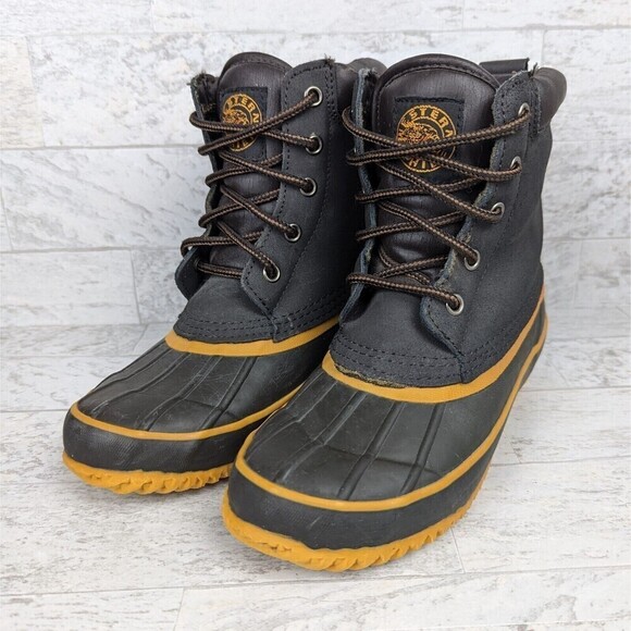 Vintage Western Chief Duck Rain Boots Rubber Bottom Size 6Y Women's 7.5 - Picture 2 of 11